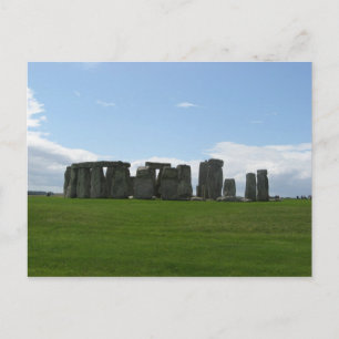 Cartão Postal Stonehenge – Fotografia da Paisagem do Monumento A