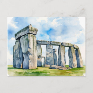 Cartão Postal Stonehenge: O Sentinela Atemporal do Passado