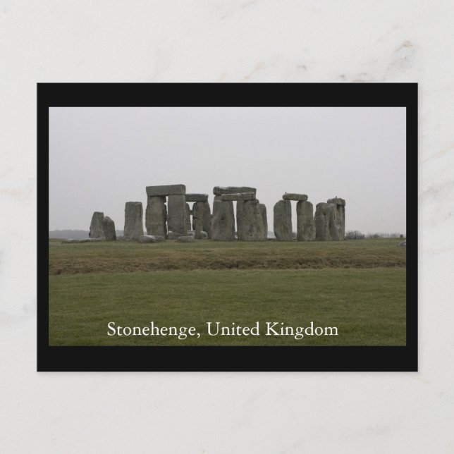Cartão Postal Stonehenge, Reino Unido (Frente)