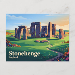 Cartão Postal Stonehenge Reino Unido