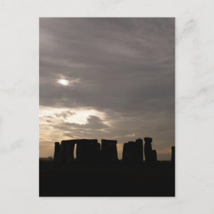 Cartão Postal Stonehenge Silhouette