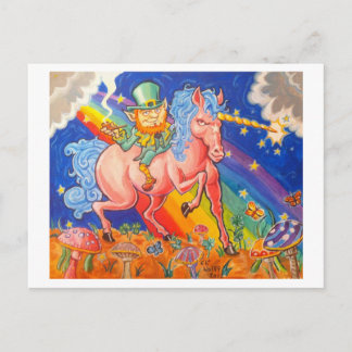 Cartão Postal Stoning Leprachaun