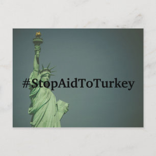 Cartão postal #StopAidToTurkey