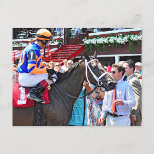 Cartão Postal Stopchargingmaria vitoriosa na sua primeira corrid