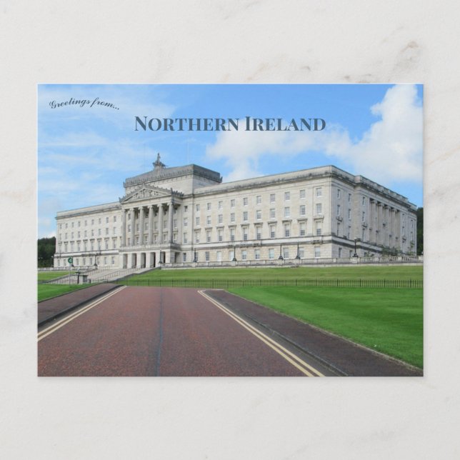 Cartão Postal Stormont Irlanda do Norte (Frente)