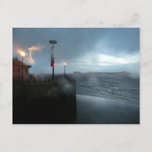Cartão Postal Stormy River Mersey