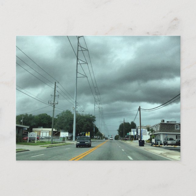 Cartão Postal Stormy Road (Frente)