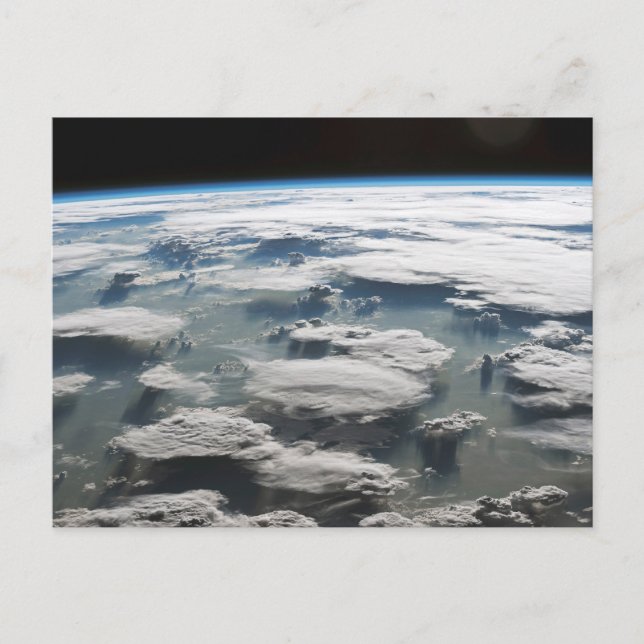 Cartão Postal Stormy Sky Acima Da Amazônia (Frente)