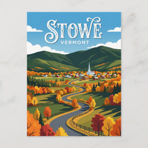 Cartão Postal Stowe EUA