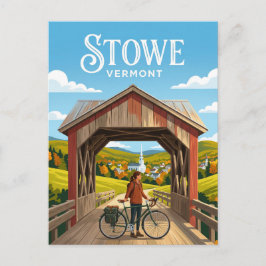 CARTÃO POSTAL STOWE EUA