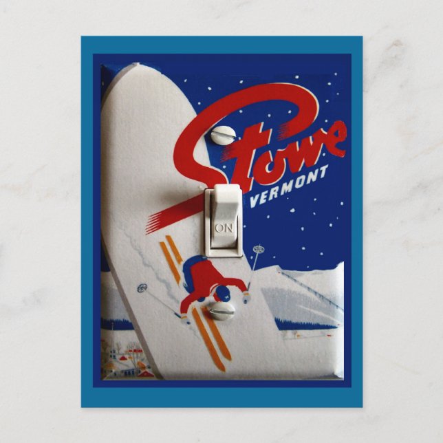 Cartão Postal Stowe, Vermont (Frente)