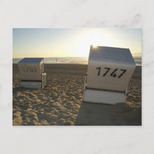Cartão Postal Strandkorb
