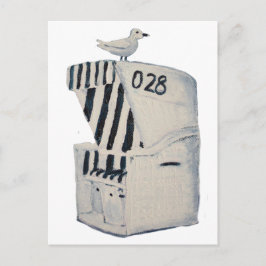 Cartão Postal Strandkorb