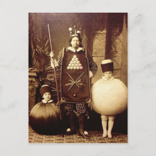 Cartão Postal Strange Vintage, Partido do Costume Vitoriano