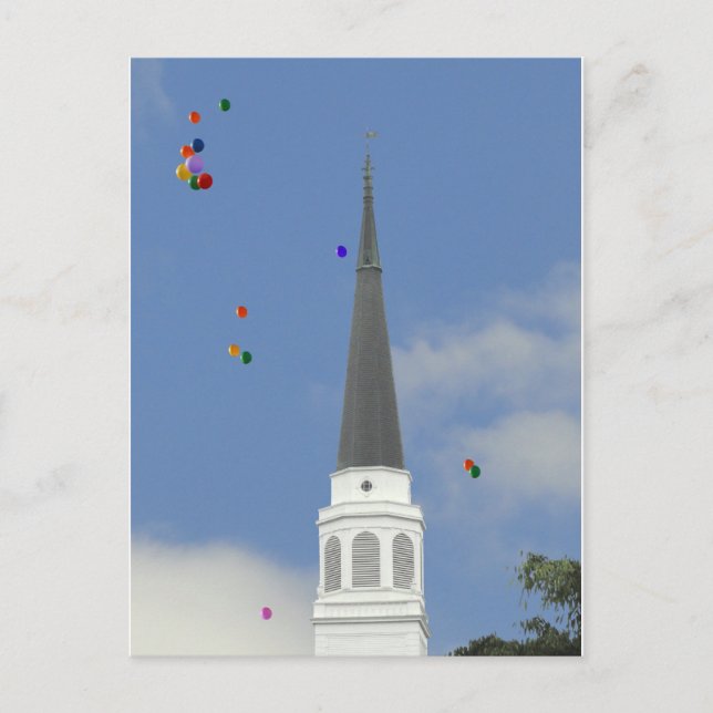 Cartão Postal Stratford Day Balloons (Frente)