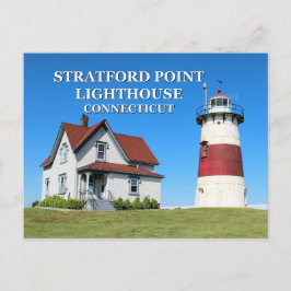 Cartão Postal Stratford Point Lighthouse, Cartão-postal de Conne
