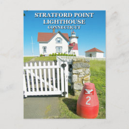 Cartão Postal Stratford Point Lighthouse, Cartão-postal de Conne