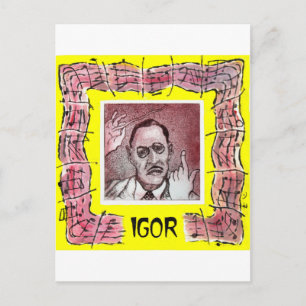 Cartão postal Stravinsky