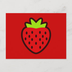 CARTÃO POSTAL STRAWBERRY