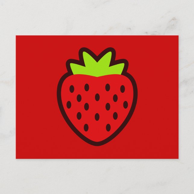 CARTÃO POSTAL STRAWBERRY (Frente)