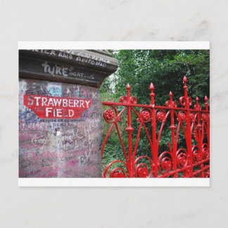 Cartão Postal Strawberry Fields Liverpool