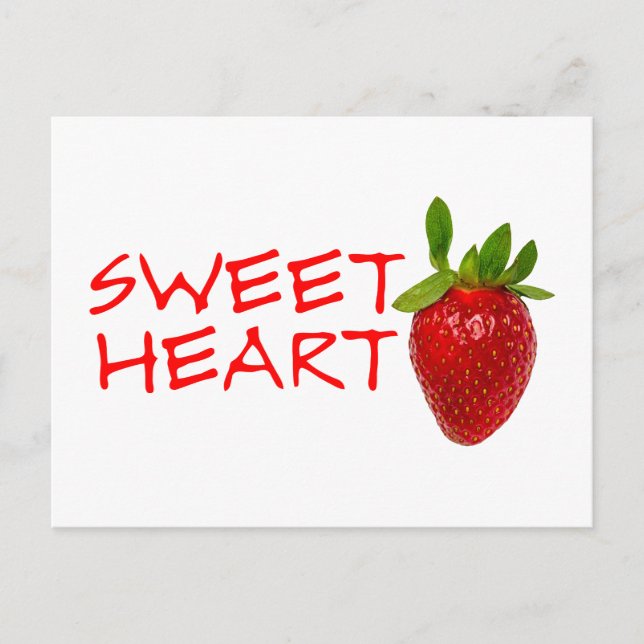 Cartão Postal Strawberry Swetheart (Frente)