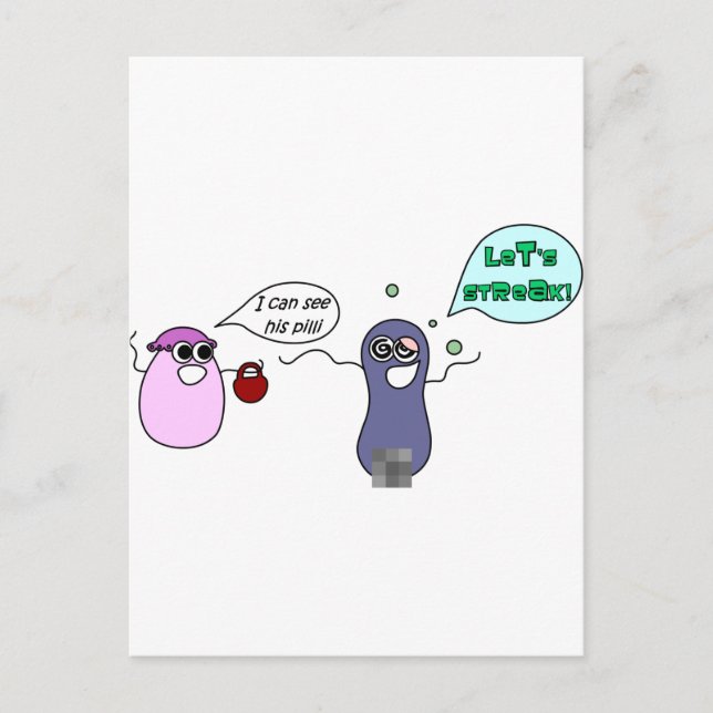 Cartão Postal Streak de vamos (Frente)