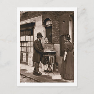Cartão Postal Street Doctor, 1876-77 (tipo de madeira)