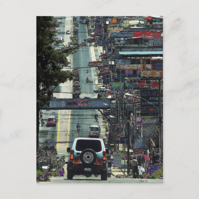 Cartão Postal Street, Guatemala (Frente)