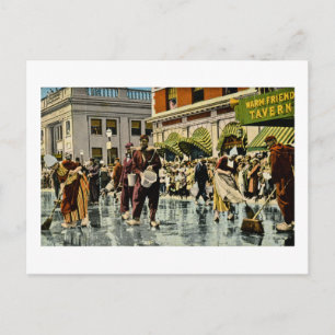 Cartão Postal Street Scrubbers em Tulip Time Holland, Michigan