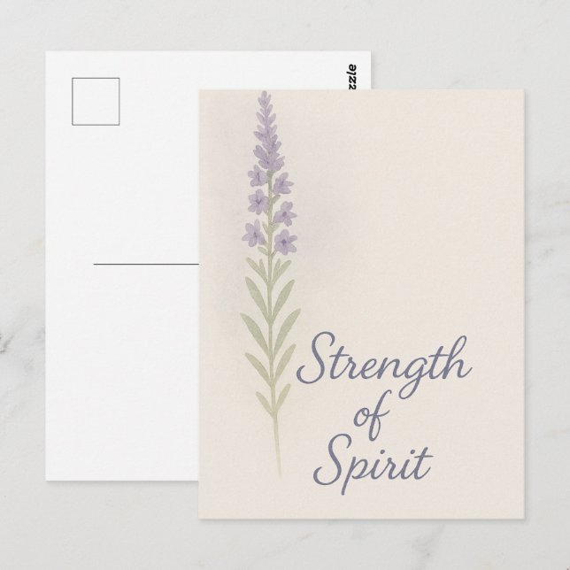 Cartão Postal Strength of Spirit — Postcard (Frente/Verso)