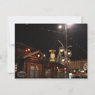 Cartão Postal Striezelmarkt at Altmarkt in Dresden