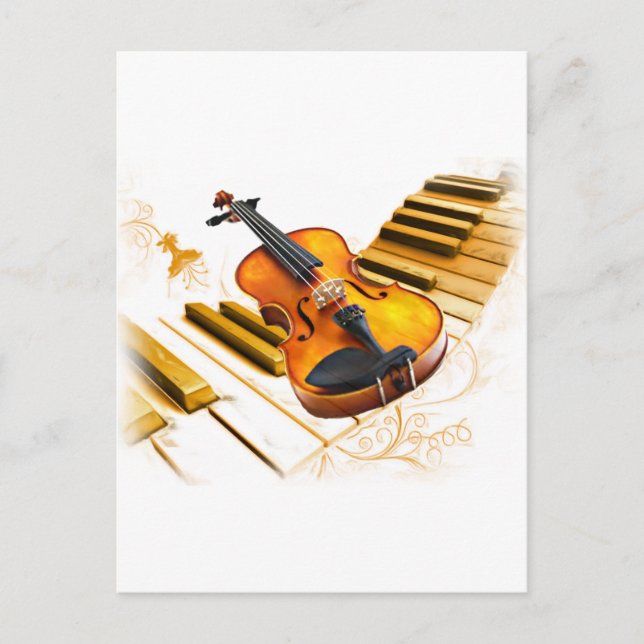 Cartão Postal Strings e Chaves_ (Frente)