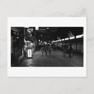 Cartão Postal Stroll à noite em Asakusa: Tóquio, Japão