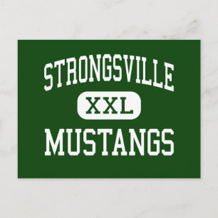 Cartão Postal Strongsville - Mustangs - High - Strongsville Ohio