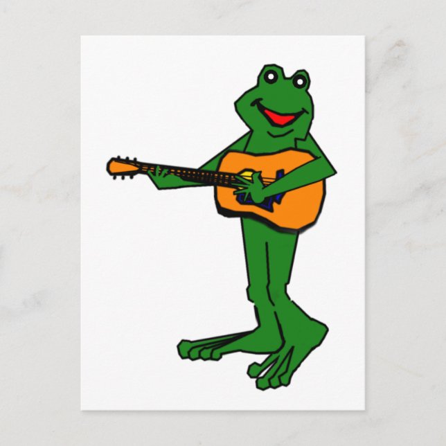 Cartão Postal Strumming Fred (Frente)