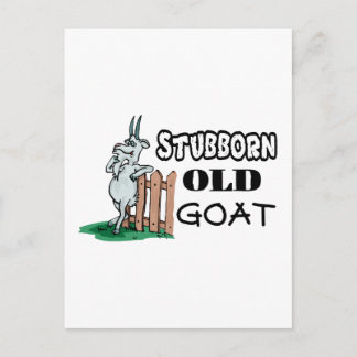 Cartão Postal Stubborn Old Goat