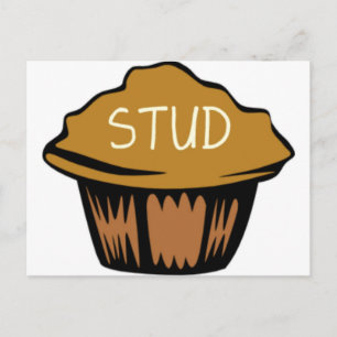 Cartão Postal Stud Muffin Cute