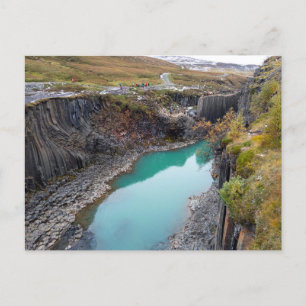 Cartão Postal Studlagil Canyon, Islândia