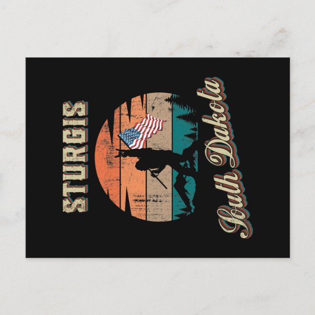 Cartão Postal Sturgis Dakota do Sul (Frente)