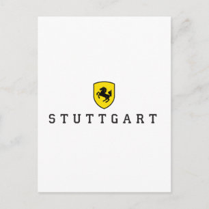 Cartão Postal Stuttgart Crest