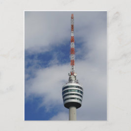 Cartão Postal Stuttgarter Fernsehturm Korb
