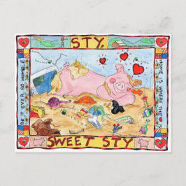 Cartão Postal Sty, Sweet Sty