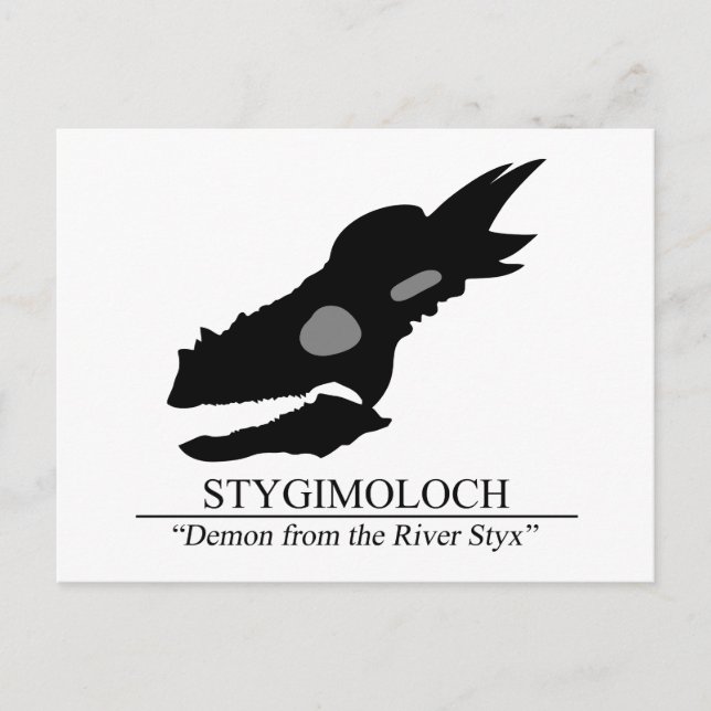 Cartão Postal Stygimoloch Skull (Frente)