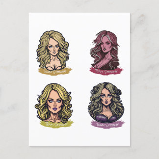 Cartão Postal Style Team Stormy - Stormy Daniels Creative