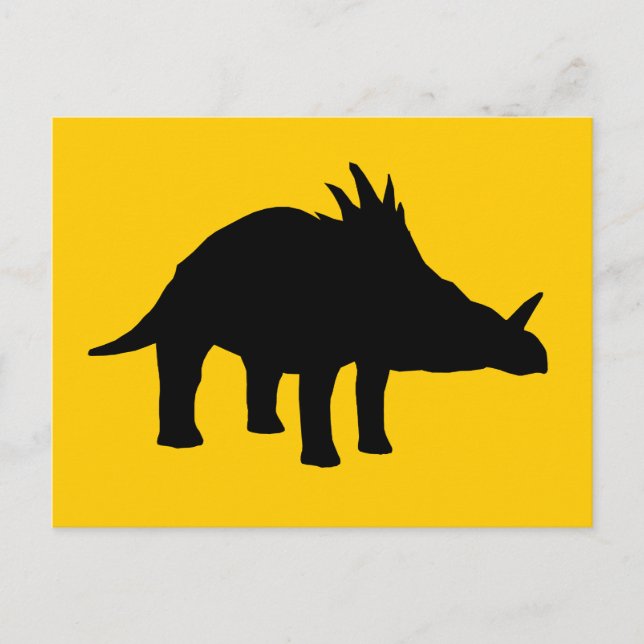 Cartão Postal Styracosaurus Dino Dinosaur (Frente)