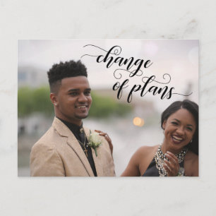 Cartão Postal Sua Foto + Mudança de Planos Adiou o Casamento