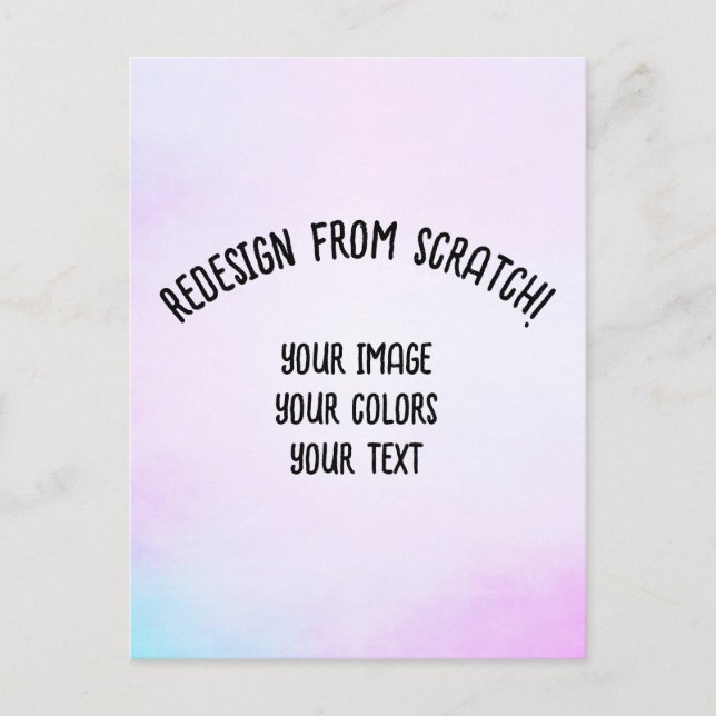 Cartão Postal Sua Imagem Aqui - Crie Sua Própria (Frente)