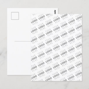 Cartão Postal Sua Imagem/Logotipo Clareada Automaticamente + Pad