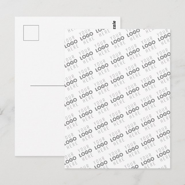 Cartão Postal Sua Imagem/Logotipo Clareada Automaticamente + Pad (Frente/Verso)